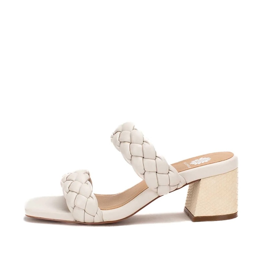 Ceana Block Heel Braided Sandal - Size 7.5